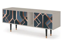 Móvel De Tv* Mueble de TV - 170х69х48 cm - T1 - Ashy 1920', Areia Bege