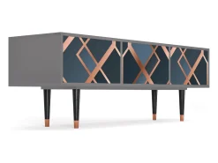 Móvel De Tv| Mueble de TV - 170х59х48 cm - T4 - Ashy 1920', Cinza Cinzento