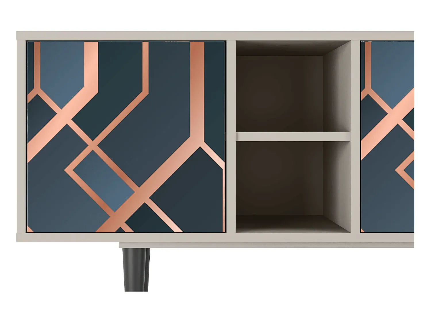 Mueble de TV - 150х69х41 cm - T5 - Ashy 1920', Areia^ Móvel De Tv