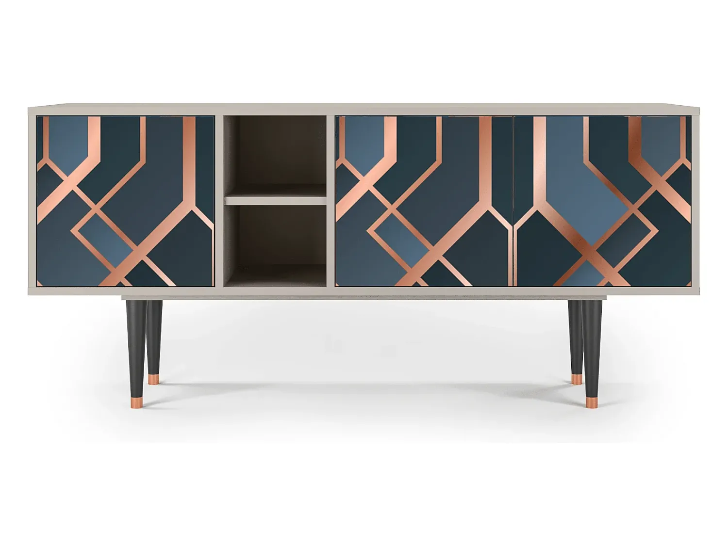 Mueble de TV - 150х69х41 cm - T5 - Ashy 1920', Areia^ Móvel De Tv