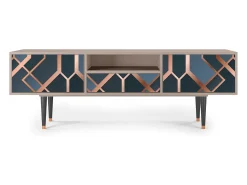 Móvel De Tv| Mueble de TV - 170х59х41 cm - T6 - Ashy 1920', Latte Bege