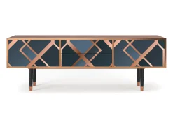 Móvel De Tv| Mueble de TV - 170х59х48 cm - T4 - Ashy 1920', Nogueira Castanho