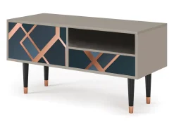 Móvel De Tv| Mueble de TV - 115х59х48 cm - T3 - Ashy 1920', Areia Bege