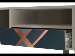 Móvel De Tv| Mueble de TV - 115х59х48 cm - T3 - Ashy 1920', Areia Bege
