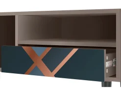 Móvel De Tv* Mueble de TV - 115х59х48 cm - T3 - Ashy 1920', Latte Bege