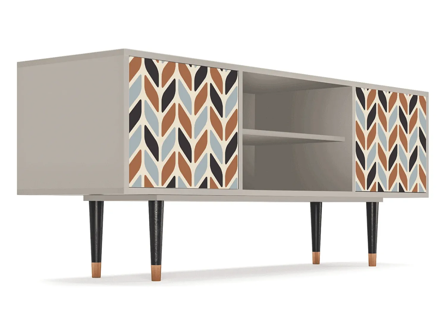 Móvel De Tv* Mueble de TV - 170х69х48 cm - T2 - Beige Laure, Areia Bege