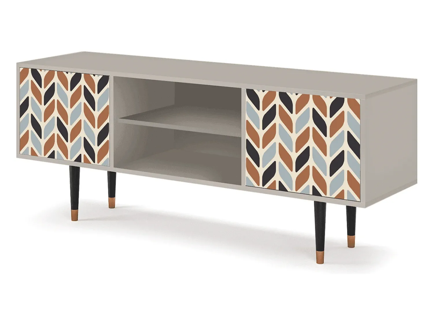 Móvel De Tv* Mueble de TV - 170х69х48 cm - T2 - Beige Laure, Areia Bege