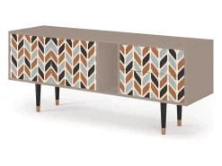 Móvel De Tv| Mueble de TV - 170х69х48 cm - T1 - Beige Laure, Latte Bege
