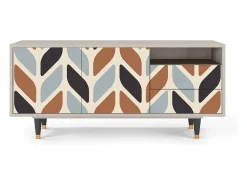 Móvel De Tv| Mueble de TV - 125х56х41 cm - T7 - Beige Laure, Areia Bege