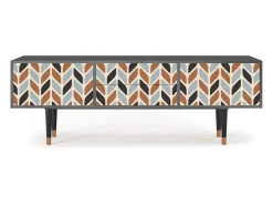 Mueble de TV - 170х59х48 cm - T4 - Beige Laure, Antracite Cinza antracite