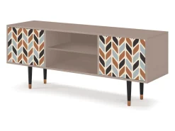 Mueble de TV - 170х69х48 cm - T2 - Beige Laure, Latte^ Móvel De Tv