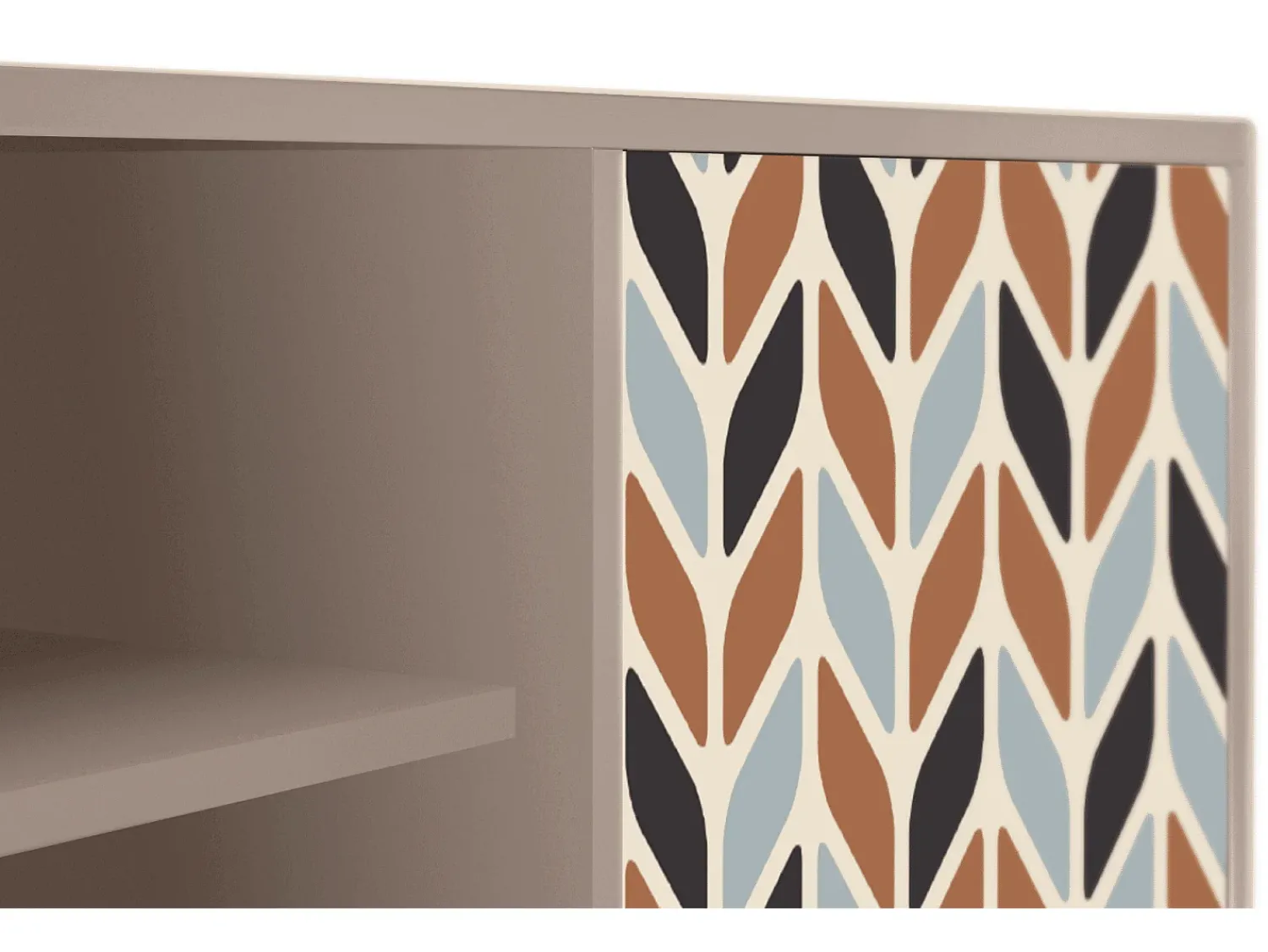 Mueble de TV - 170х69х48 cm - T2 - Beige Laure, Latte^ Móvel De Tv