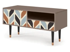 Móvel De Tv* Mueble de TV - 115х59х48 cm - T3 - Beige Laure, Latte Bege