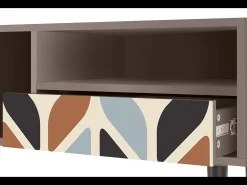 Móvel De Tv* Mueble de TV - 115х59х48 cm - T3 - Beige Laure, Latte Bege