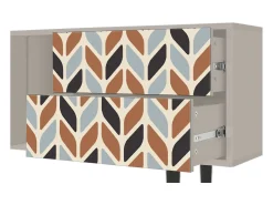 Móvel De Tv| Mueble de TV - 170х69х48 cm - T1 - Beige Laure, Areia Bege