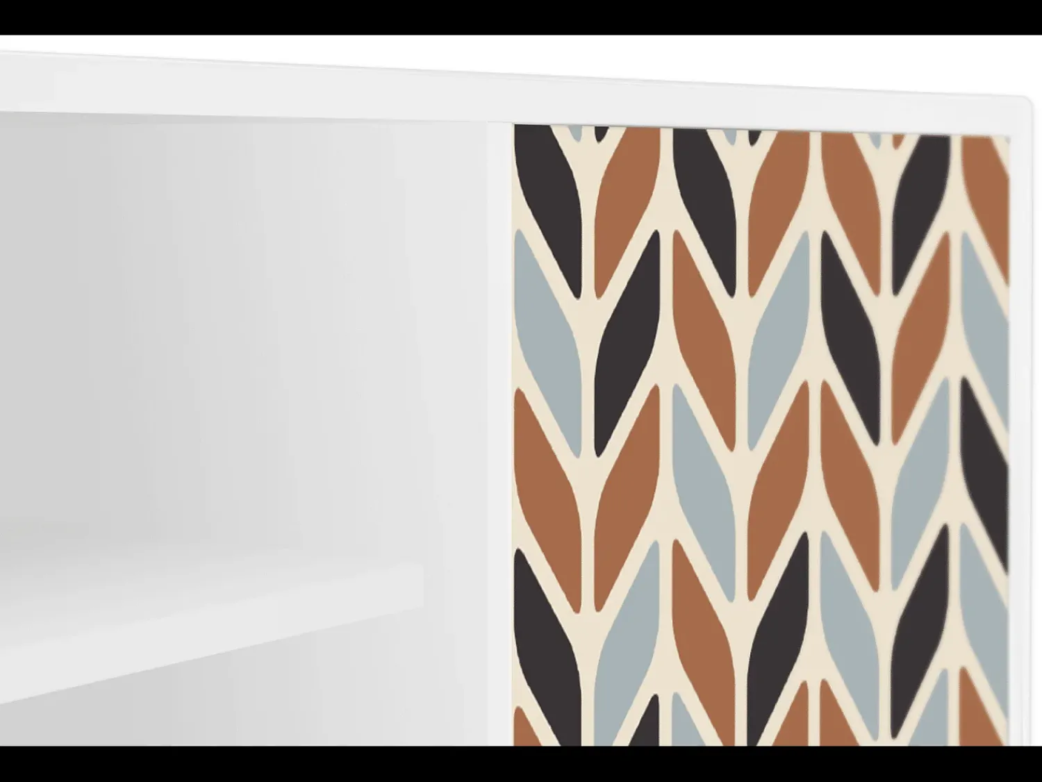Móvel De Tv* Mueble de TV - 170х69х48 cm - T2 - Beige Laure, Branco Bege