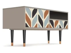 Móvel De Tv| Mueble de TV - 115х59х48 cm - T3 - Beige Laure, Areia Bege