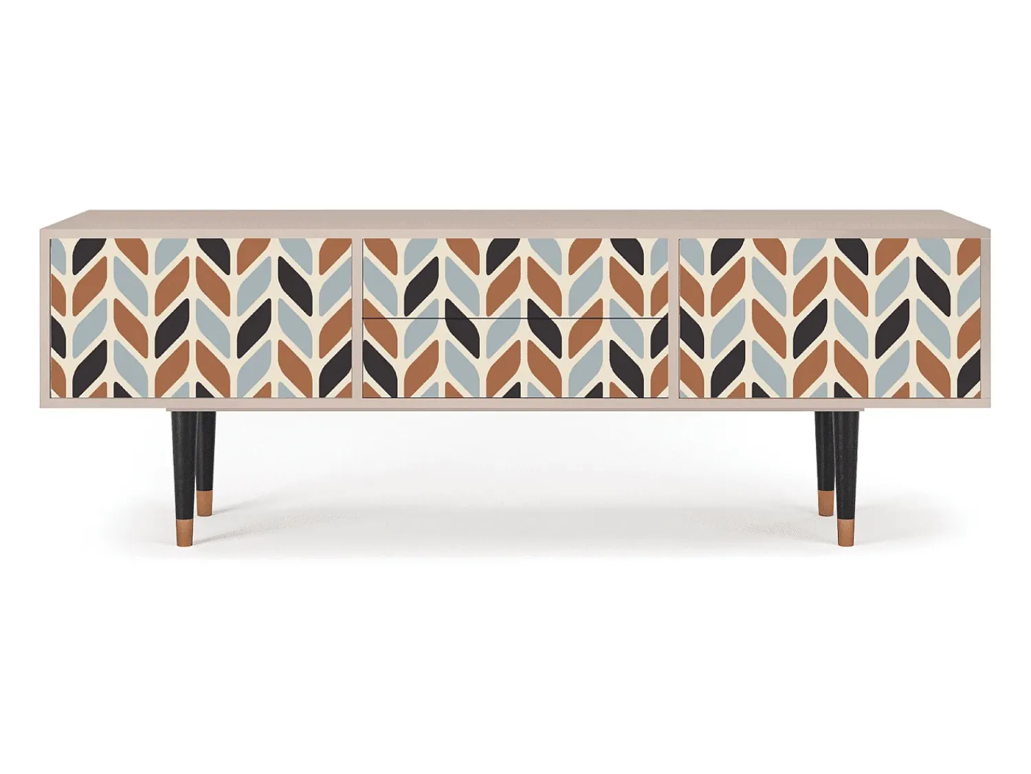 Móvel De Tv| Mueble de TV - 170х59х48 cm - T4 - Beige Laure, Latte Bege