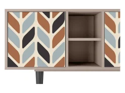 Móvel De Tv* Mueble de TV - 150х69х41 cm - T5 - Beige Laure, Latte Bege