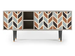 Móvel De Tv| Mueble de TV - 150х69х41 cm - T5 - Beige Laure, Areia Bege