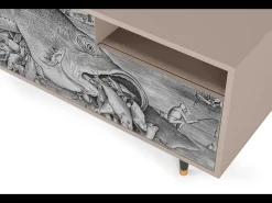 Móvel De Tv* Mueble de TV - 125х56х41 cm - T7 - Big Fish Eat Little, Latte Bege