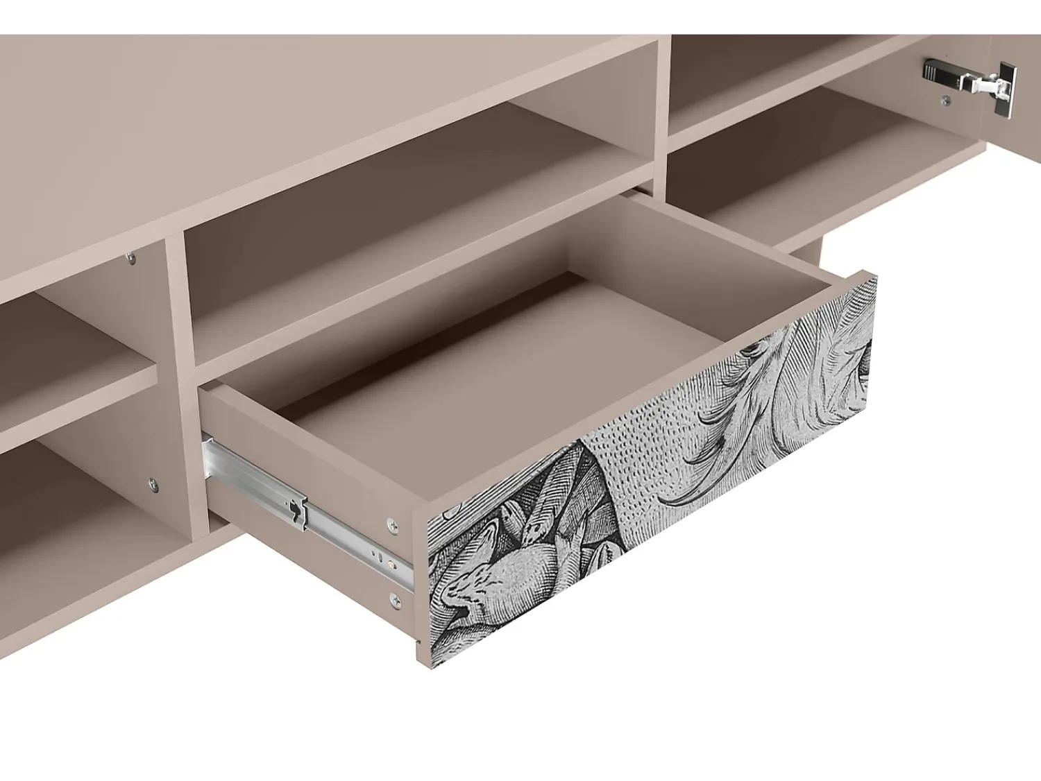 Mueble de TV - 170х59х41 cm - T6 - Big Fish Eat Little, Latte^ Móvel De Tv