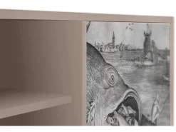 Mueble de TV - 170х69х48 cm - T2 - Big Fish Eat Little, Latte^ Móvel De Tv