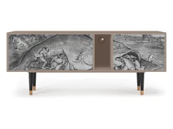 Móvel De Tv| Mueble de TV - 170х69х48 cm - T1 - Big Fish Eat Little, Latte Bege