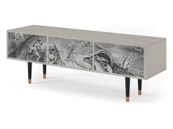 Móvel De Tv* Mueble de TV - 170х59х48 cm - T4 - Big Fish Eat Little, Areia Bege