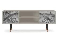 Móvel De Tv| Mueble de TV - 170х69х48 cm - T2 - Big Fish Eat Little, Areia Bege