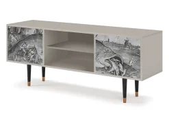 Móvel De Tv| Mueble de TV - 170х69х48 cm - T2 - Big Fish Eat Little, Areia Bege