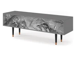 Mueble de TV - 170х59х48 cm - T4 - Big Fish Eat Little, Cinza^ Móvel De Tv