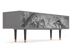 Mueble de TV - 170х59х48 cm - T4 - Big Fish Eat Little, Cinza^ Móvel De Tv