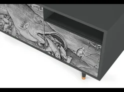 Mueble de TV - 125х56х41 cm - T7 - Big Fish Eat Little, Antracite^ Móvel De Tv