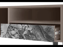 Mueble de TV - 115х59х48 cm - T3 - Big Fish Eat Little, Latte^ Móvel De Tv