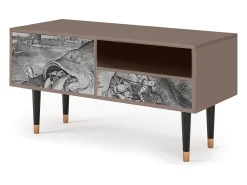 Mueble de TV - 115х59х48 cm - T3 - Big Fish Eat Little, Latte^ Móvel De Tv