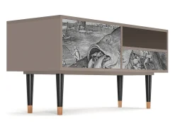 Mueble de TV - 115х59х48 cm - T3 - Big Fish Eat Little, Latte^ Móvel De Tv
