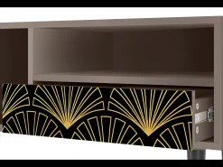 Móvel De Tv* Mueble de TV - 115х59х48 cm - T3 - Bird of Juno, Latte Bege