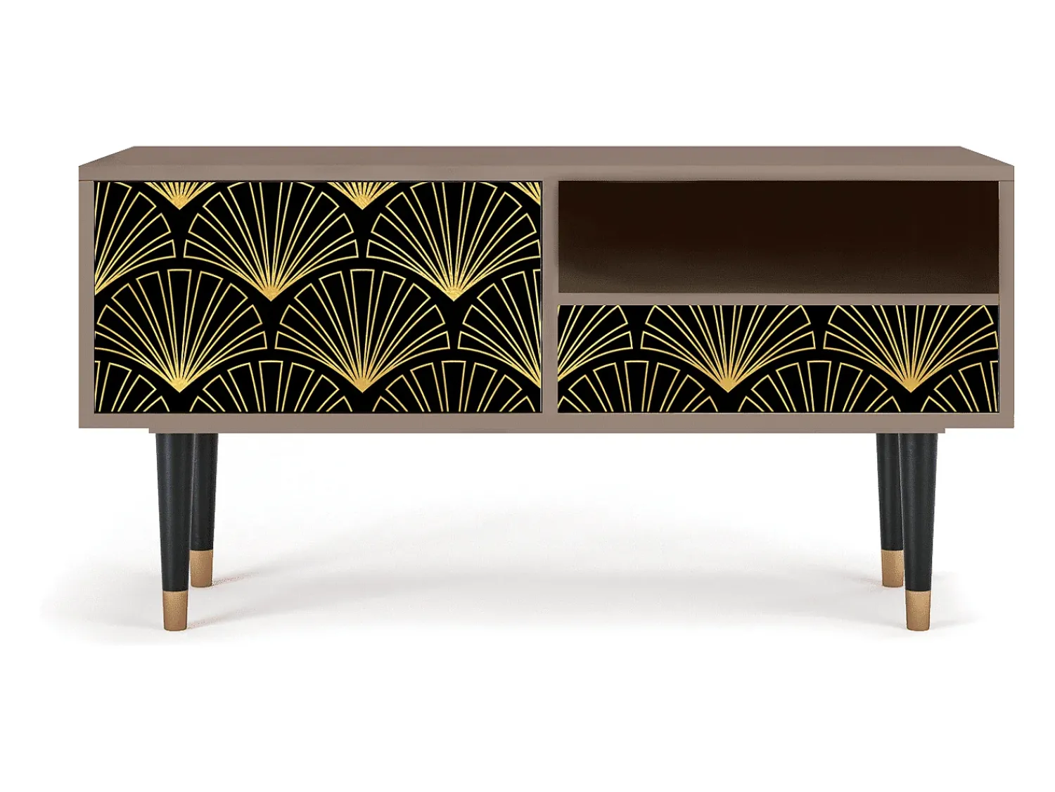 Móvel De Tv* Mueble de TV - 115х59х48 cm - T3 - Bird of Juno, Latte Bege