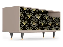 Móvel De Tv| Mueble de TV - 125х56х41 cm - T7 - Bird of Juno, Latte Bege