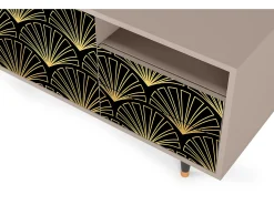 Móvel De Tv| Mueble de TV - 125х56х41 cm - T7 - Bird of Juno, Latte Bege