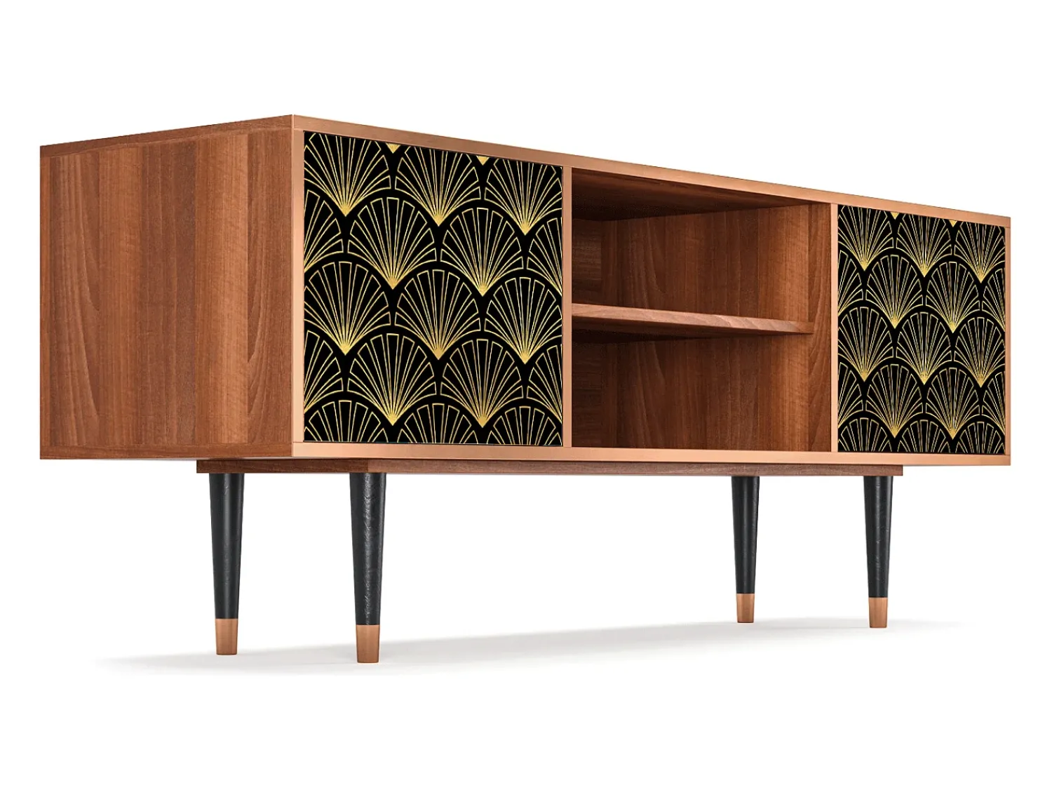 Móvel De Tv* Mueble de TV - 170х69х48 cm - T2 - Bird of Juno, Nogueira Castanho
