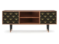Móvel De Tv* Mueble de TV - 170х69х48 cm - T2 - Bird of Juno, Nogueira Castanho