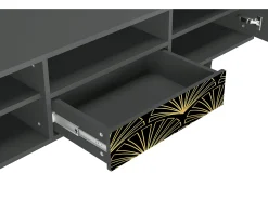 Mueble de TV - 170х59х41 cm - T6 - Bird of Juno, Antracite^ Móvel De Tv