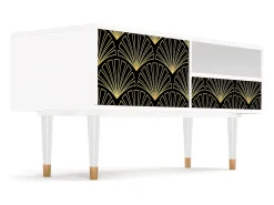 Mueble de TV - 115х59х48 cm - T3 - Bird of Juno, Branco^ Móvel De Tv