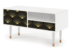 Mueble de TV - 115х59х48 cm - T3 - Bird of Juno, Branco^ Móvel De Tv