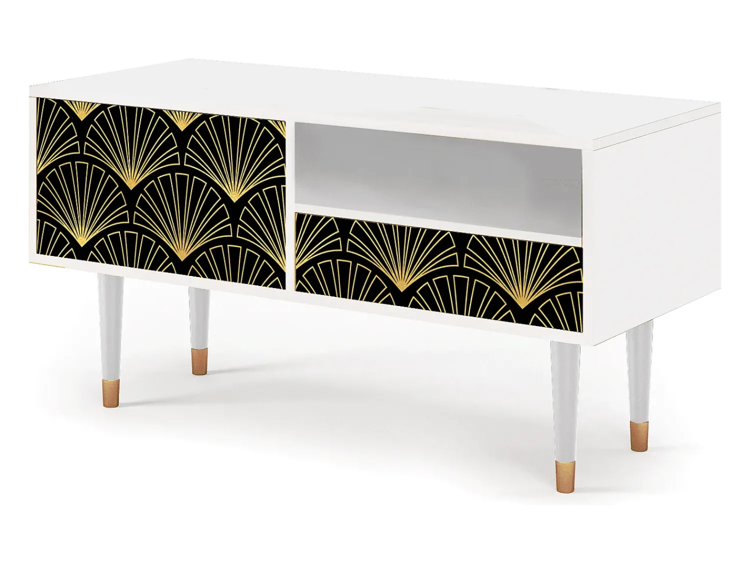 Mueble de TV - 115х59х48 cm - T3 - Bird of Juno, Branco^ Móvel De Tv