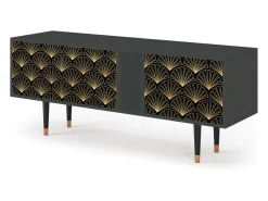 Móvel De Tv* Mueble de TV - 170х69х48 cm - T1 - Bird of Juno, Antracite Cinza antracite