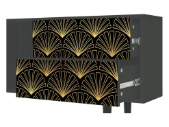 Móvel De Tv* Mueble de TV - 170х69х48 cm - T1 - Bird of Juno, Antracite Cinza antracite