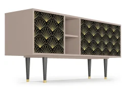 Móvel De Tv| Mueble de TV - 150х69х41 cm - T5 - Bird of Juno, Latte Bege